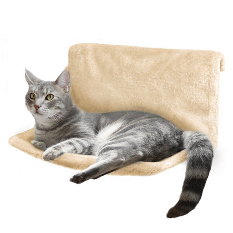 Petlicity Warm and Cosy Pet Cat and Dog Radiator Bed - Strong and Durable - Beige