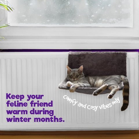 Cat Radiator Bed - Grey