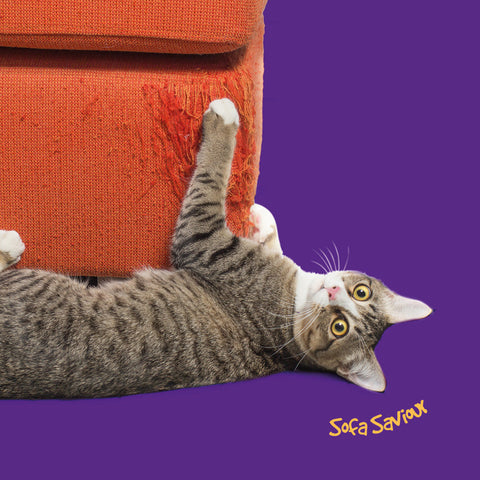 Corner cat scratch post - Grey