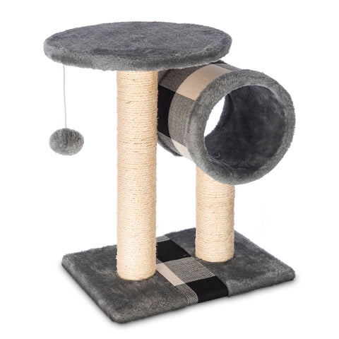 Cat Scratch Post with Bed and Tunnel